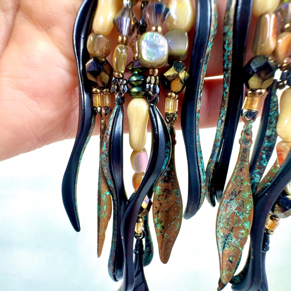 Artisan Chapita Dangle Earrings - Picture 2 of 10